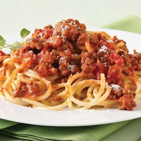 Spaghetti with Zesty Bolognese
