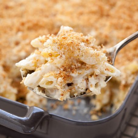 Creamy Baked Four-Cheese Pasta