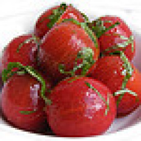 Tomato-Marinated cherry tomatoes