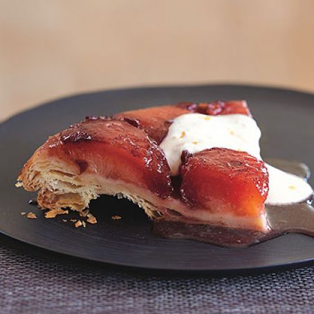 Plum Tarte Tatin