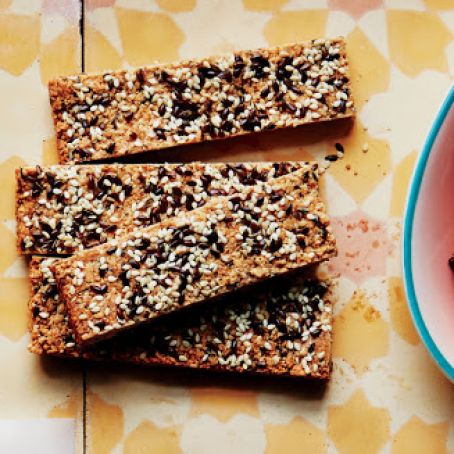 Crunchy Cashew-Sesame Bars