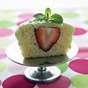 Strawberry-Lime Stuffed Cupcakes
