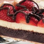 Strawberry Fudge Pie