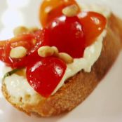 Tomato Crostini with Whipped Feta