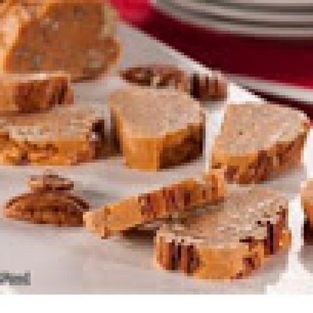 Butterscotch Yule Log Slices