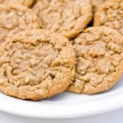 Oatmeal Peanut Butter Cookies with Bananas