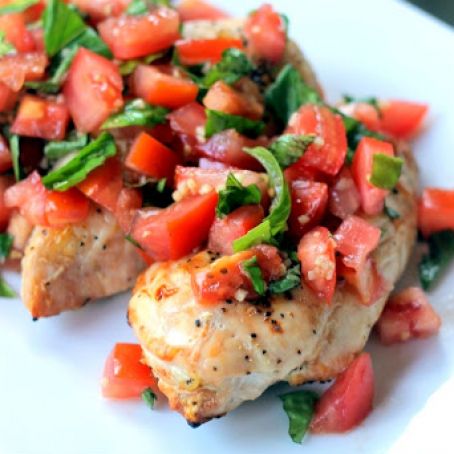 Healthy Bruschetta Chicken