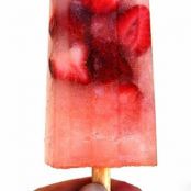 Fresh Strawberry Honey Pops