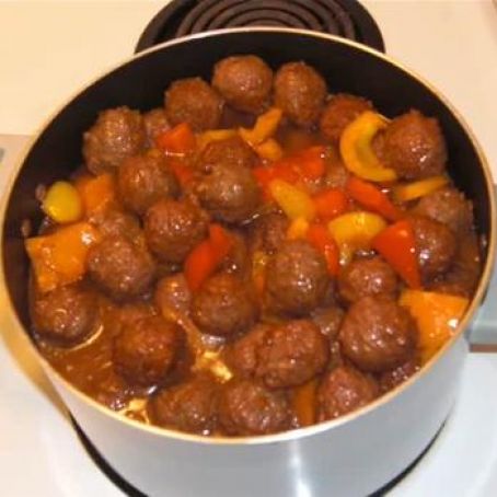 EASY Sweet Sour Meatballs