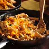 Cheesy Barbecue Beef Rigatoni