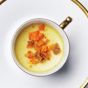 Spiced Vanilla Custards With Sweet Potato Streusel