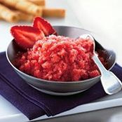 Fresh Strawberry Granita