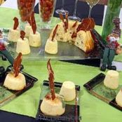 FLAN DE QUESO Y JAMON SERRANO