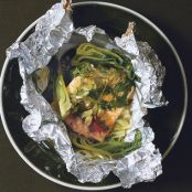 Salmon with Hoisin, Orange and Bok Choy
