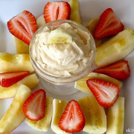 YOGURT****Skinny Peanut Butter-Yogurt Dip