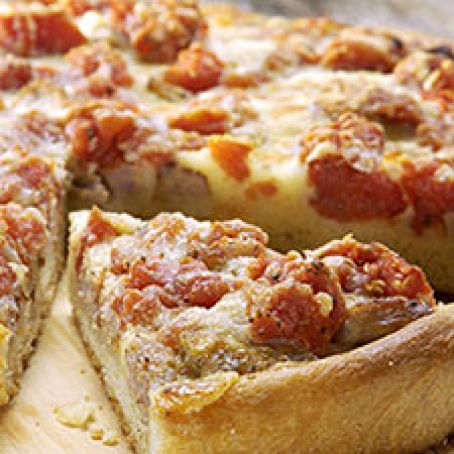 Chicago-Style Deep-Dish Pizza