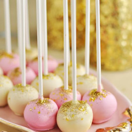 Pink Champagne Cake Balls