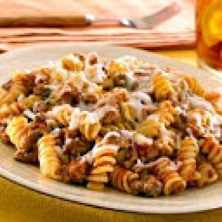 SKILLET PASTA & BEEF DINNER