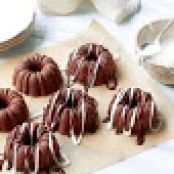 Chocolate Cakes, Mini Triple-Chocolate Buttermilk Pound Cakes