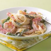 Creamy Shrimp Fettuccine