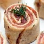 Smoked Salmon Crepes Appetizer