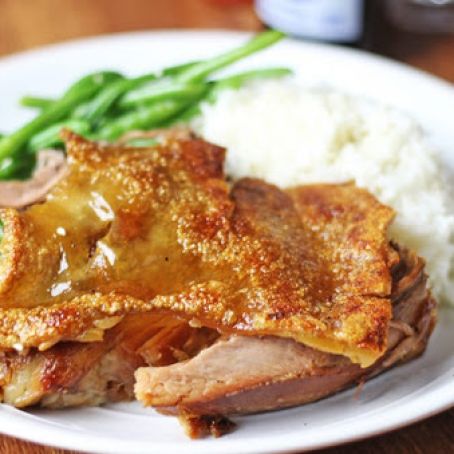 Crispy Cracklin’ Pork Shoulder (Slow Cooker & Oven)