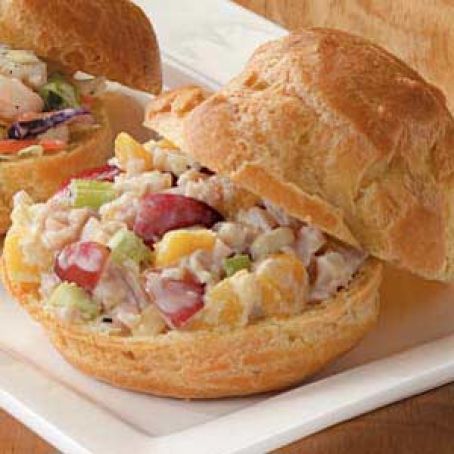 Turkey Salad Puffs Recipe