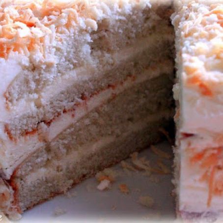 Coconut Layer Cake with Swiss Buttercream