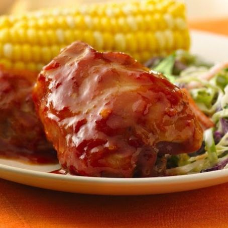 Slow-Cooker Saucy Orange-Barbecued Chicken