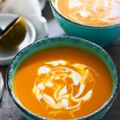 Paleo Curried Carrot and Coconut Soup