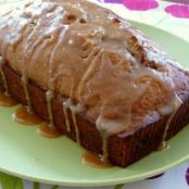 Caramelized Banana Bread with Browned Butter Glaze