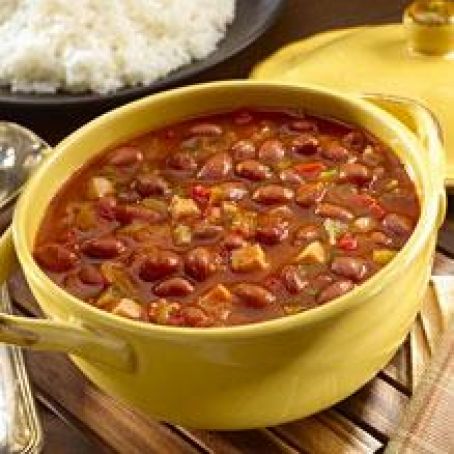 Habichuelas Guisadas  (Stewed Red Beans) (GOOD)