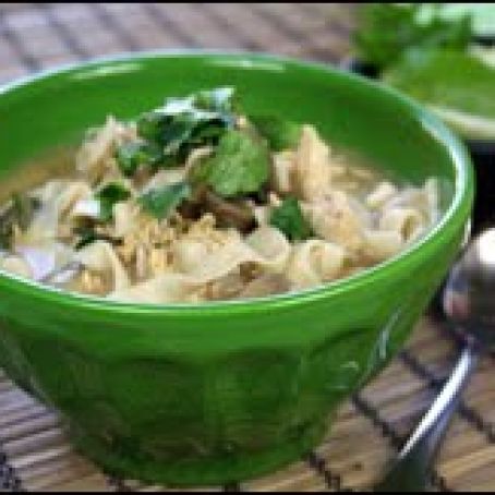 Thai-Oh-My Coconut Chicken Noodle Soup