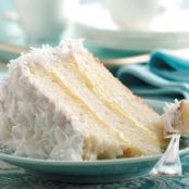 Lemon-Filled Coconut Cake