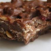 Oatmeal Chocolate Peanut Butter No-Bake Candy Bars