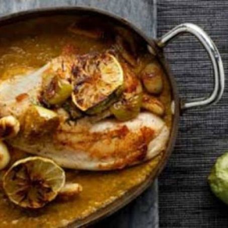 Fish Fillets in Tomatillo Adobo Sauce