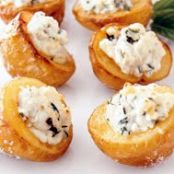 Potatoes Salt-Baked  w/Goat Cheese