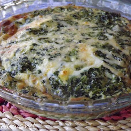No Crust! - Quick and Easy Spinach Quiche