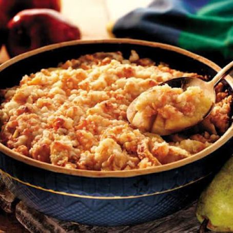 Apple & Pear Cheese Crisp
