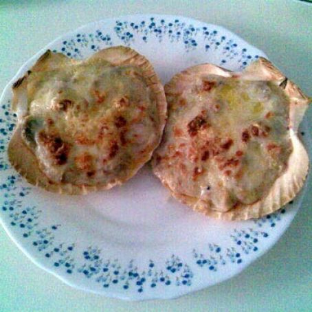 COQUILLAS RELLENAS DE CANGREJO
