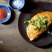 SPICY OMELETS w/SCALLION SAUCE