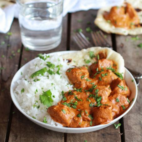 Easy Healthier Crockpot Butter Chicken