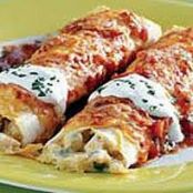 The Three C's (Chicken, Cheese And Chilies) Enchiladas