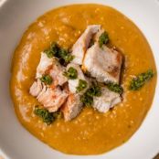 Butternut Squash Polenta with Polenta and Gremolata