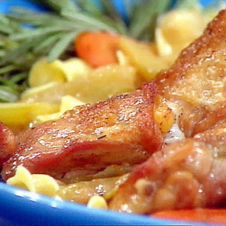 Chicken Stew with Lemon and Rosemary