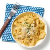 Tortellini With Pumpkin Alfredo Sauce
