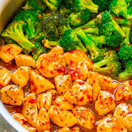 15-Minute Orange Chili Chicken and Broccoli