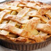 APPLE & RHUBARB PIE