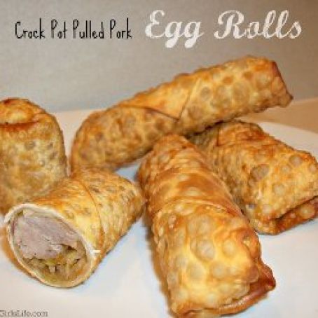 Pulled Pork Egg Rolls