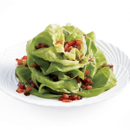 Blooming Bibb Lettuce Salad